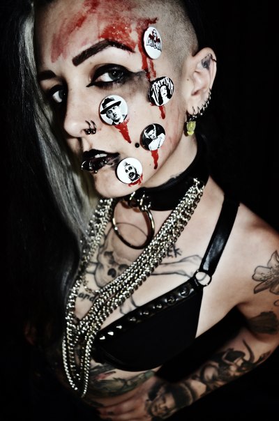 Promofoto vor ein paar Jahren für Cthulhupunk — Graveyard Queen