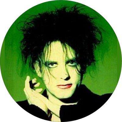 The Cure Robert Smith Grün