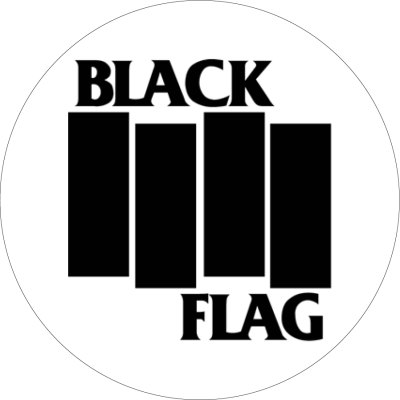 Black Flag Logo White