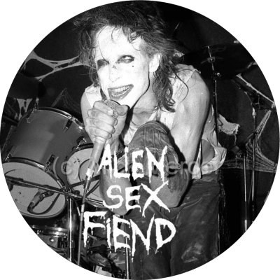 Alien Sex Fiend Nik Fiend On Stage