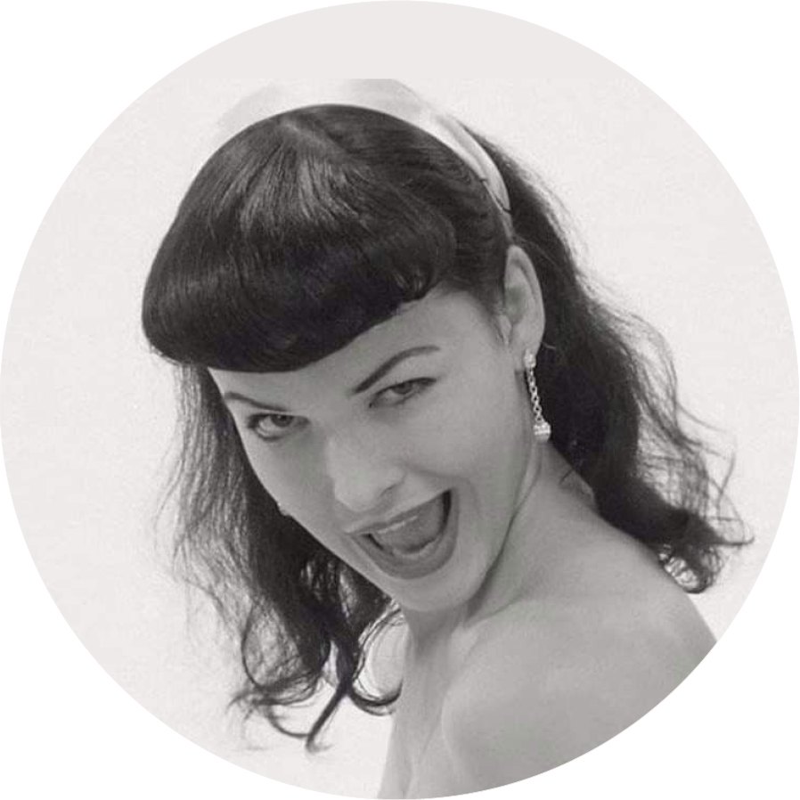 Betty Page Cheeky