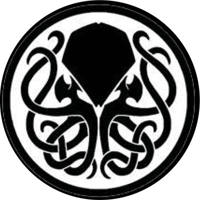 Cthulhu Logo Bw