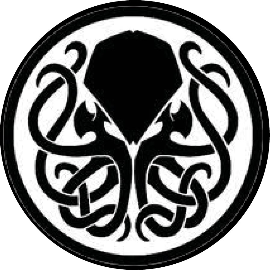 Cthulhu Logo Bw