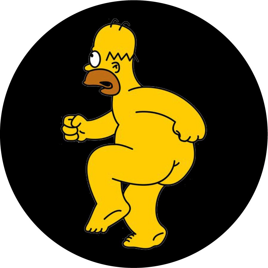 The Simpsons Homer Nackt