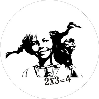 Pippi Langstrumpf 2x3=4